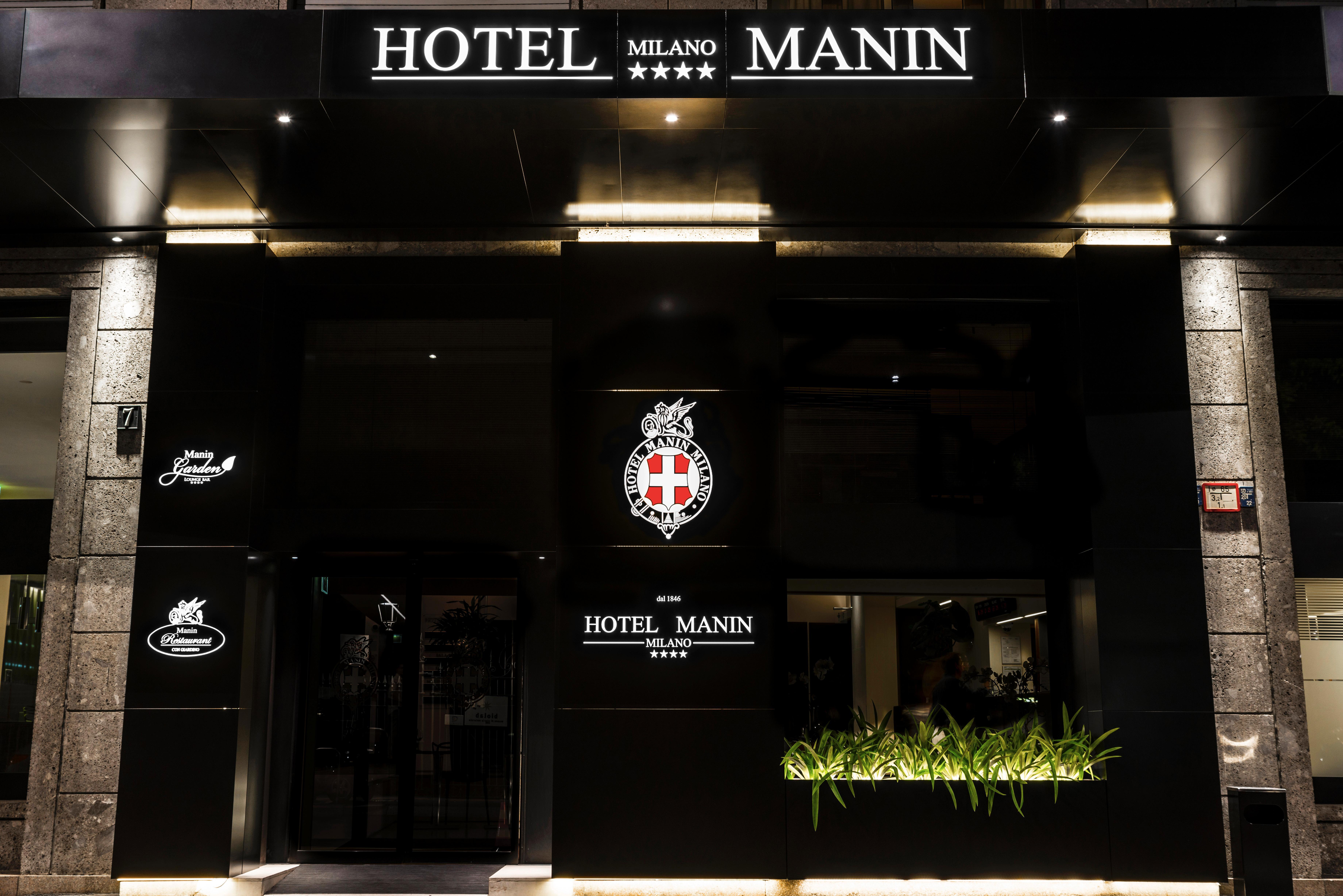 Hotel Manin Милано Екстериор снимка